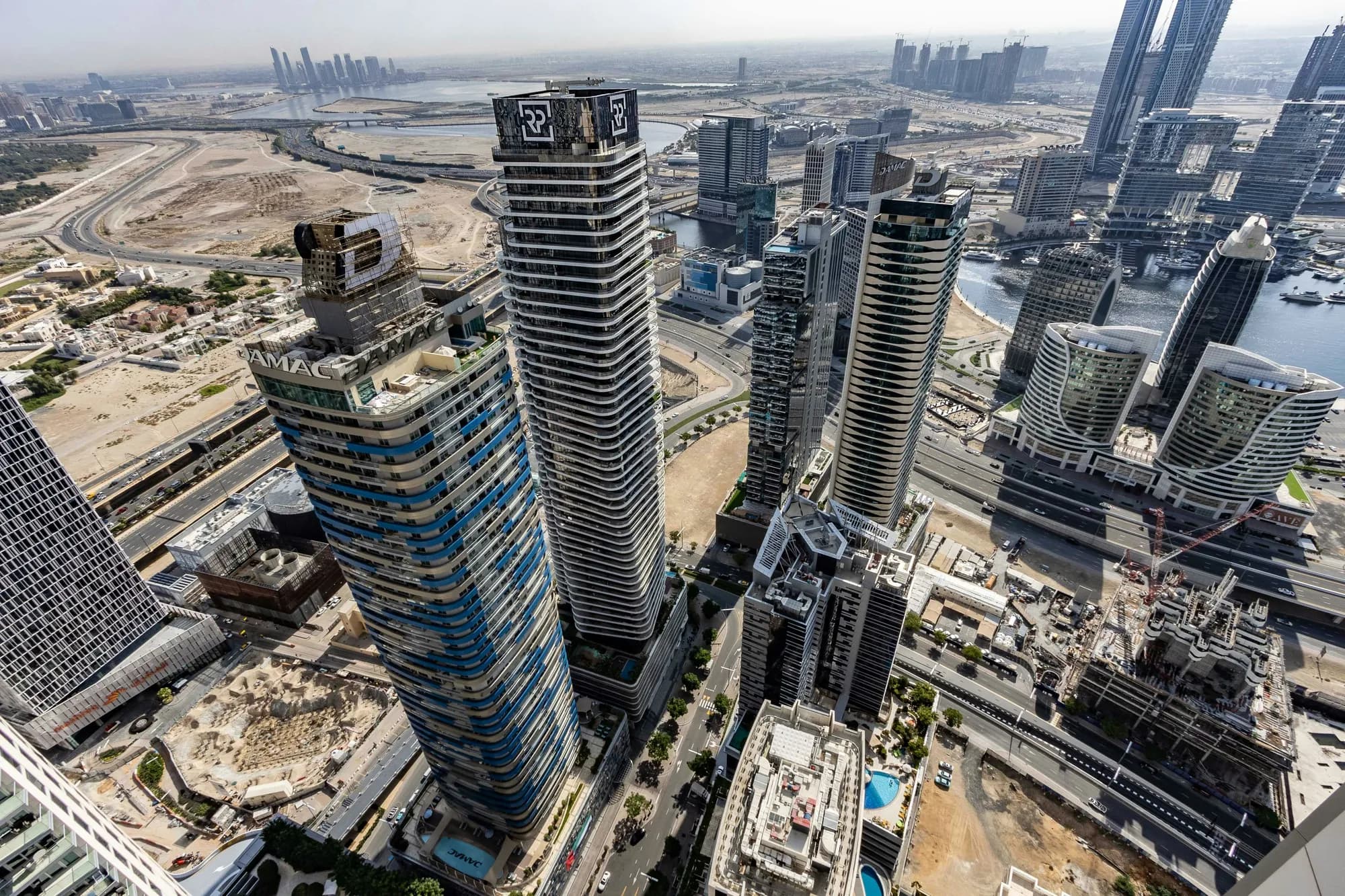 Dubai Business Bay waterfront skyline